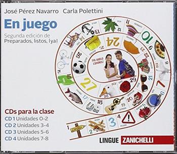 En juego. 8 CD Audio. - José Pérez Navarro, Carla Polettini - Libro Zanichelli 2016 | Libraccio.it