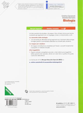 Biologia. Idee per imparare. Per le Scuole superiori - Cristina Cavazzuti, Daniela Damiano - Libro Zanichelli 2019 | Libraccio.it