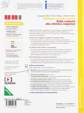 Chimica: concetti e modelli. Dalla materia alla chimica organica. - Giuseppe Valitutti, Marco Falasca, Patrizia Amadio - Libro Zanichelli 2019 | Libraccio.it
