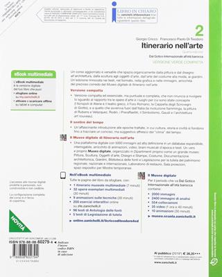 Itinerario nell'arte. Ediz. verde compatta. Per le Scuole superiori. Vol. 2: Dal gotico internazionale all'età barocca - Giorgio Cricco, Francesco Paolo Di Teodoro - Libro Zanichelli 2019 | Libraccio.it