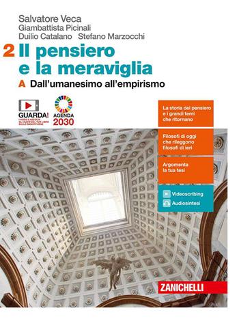 Il pensiero e la meraviglia. Con e-book. Con espansione online. Vol. 2A-2B: Dall'umanesimo all'empirismo-Dall'illuminismo a Hegel - Salvatore Veca, Battista Picinali, Duilio Biagio Giacomo Catalano - Libro Zanichelli 2020 | Libraccio.it