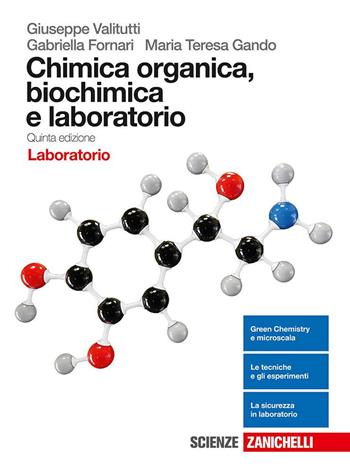 Chimica organica, biochimica e laboratorio. Laboratorio. - Giuseppe Valitutti, Gabriella Fornari, Maria Teresa Gando - Libro Zanichelli 2017 | Libraccio.it