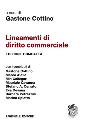 Lineamenti di diritto commerciale  - Libro Zanichelli 2020 | Libraccio.it