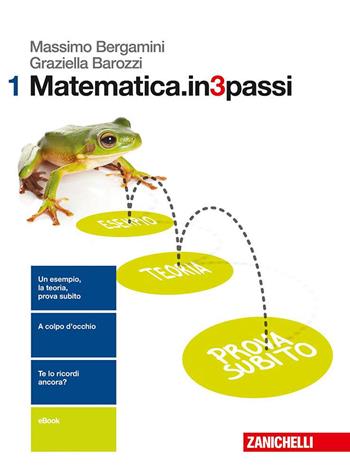 Matematica.in3passi. Per le Scuole superiori. Vol. 1 - Massimo Bergamini, Graziella Barozzi - Libro Zanichelli 2017 | Libraccio.it