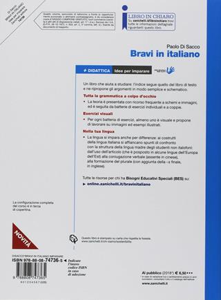 Bravi in italiano. Idee per imparare. Per le Scuole superiori - Paolo Di Sacco - Libro Zanichelli 2018 | Libraccio.it