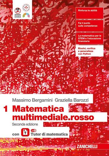 Matematica multimediale.verde. Con Tutor. Per le Scuole superiori. Vol. 1 - Massimo Bergamini, Graziella Barozzi - Libro Zanichelli 2025 | Libraccio.it