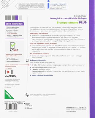 Immagini e concetti della biologia. Plus. Il corpo umano. Con e-book. Con espansione online - Sylvia S. Mader - Libro Zanichelli 2019 | Libraccio.it