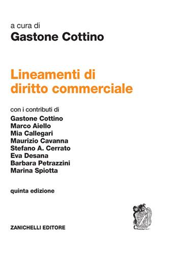 Lineamenti di diritto commerciale  - Libro Zanichelli 2022 | Libraccio.it