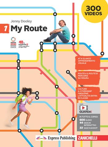 My Route. (fornito elettronicamente). Vol. 1 - Jenny Dooley - Libro Zanichelli 2023 | Libraccio.it