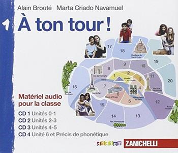 Á ton tour. 11 CD Audio. - Alain Brouté, Alicia Criado, Marta Criado - Libro Zanichelli 2014 | Libraccio.it
