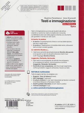 Testi e immaginazione. Epica. Per le Scuole superiori. - Beatrice Panebianco, Irene Scaravelli - Libro Zanichelli 2014 | Libraccio.it