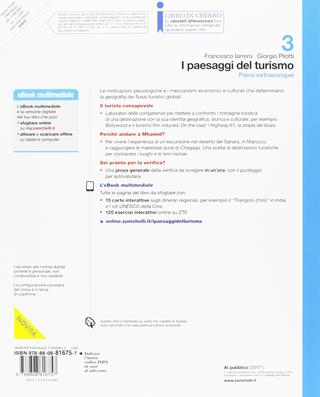 I paesaggi del turismo. Per le Scuole superiori. Vol. 3: Paesi extraeuropei - Francesco Iarrera, Giorgio Pilotti - Libro Zanichelli 2017 | Libraccio.it