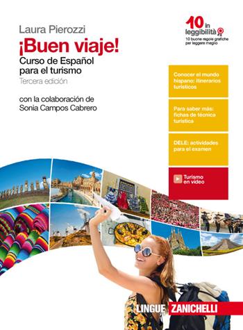 ¡Buen viaje! Curso de español para el turismo. e professionali. Con e-book - Laura Pierozzi - Libro Zanichelli 2017 | Libraccio.it