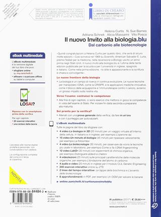 Il nuovo invito alla biologia.blu. Dal carbonio alle biotecnologie. Con Contenuto digitale (fornito elettronicamente) - Helena Curtis, N. Sue Barnes, Adriana Schnek - Libro Zanichelli 2017 | Libraccio.it