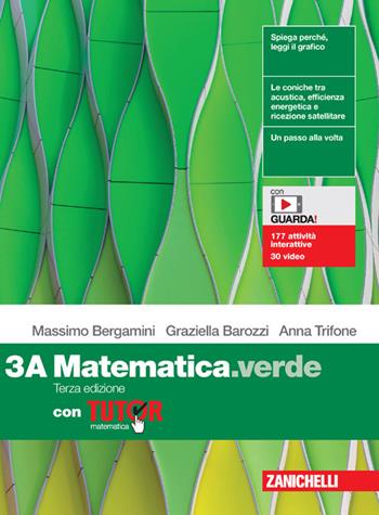 Matematica.verde. Con Tutor. Con espansione online. Vol. 3A-3B - Massimo Bergamini, Graziella Barozzi, Anna Trifone - Libro Zanichelli 2021 | Libraccio.it
