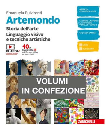 Artemondo. Volume unico: Storia dell'arte-Linguaggio visivo e tecniche artistiche. Con album «45 capolavori per imparare i maestri». - Emanuela Pulvirenti - Libro Zanichelli 2019 | Libraccio.it