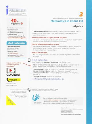 Matematica in azione. Aritmetica. (fornito elettronicamente). Vol. 3 - Anna Maria Arpinati, Mariarosa Musiani - Libro Zanichelli 2017 | Libraccio.it