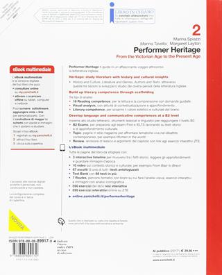 Performer heritage. Vol. 2: From the Victorian age to the present age - Marina Spiazzi, Marina Tavella, Margaret Layton - Libro Zanichelli 2017 | Libraccio.it