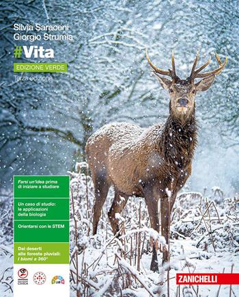 #Vita. Ediz. Verde. Con ebook. Con espansione online - Silvia Saraceni, Giorgio Strumia - Libro Zanichelli 2024 | Libraccio.it