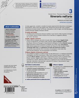 Itinerario nell'arte. Per le Scuole superiori. : Museo digitale. Vol. 3: Dall'età dei Lumi ai giorni nostri - Giorgio Cricco, Francesco Paolo Di Teodoro - Libro Zanichelli 2018 | Libraccio.it