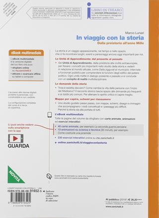 In viaggio con la storia. Dalla Preistoria all'anno Mille. Con espansione online - Marco Lunari - Libro Zanichelli 2019 | Libraccio.it