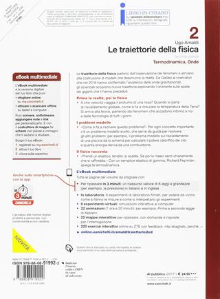 Le traiettorie della fisica. Per le Scuole superiori. Vol. 2: Termodinamica, onde. - Ugo Amaldi - Libro Zanichelli 2017 | Libraccio.it