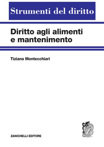 Diritto agli alimenti e mantenimento - Tiziana Montecchiari - Libro Zanichelli 2020, Strumenti del diritto | Libraccio.it