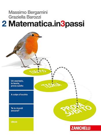 Matematica.in3passi. Con e-book. Vol. 2 - Massimo Bergamini, Graziella Barozzi - Libro Zanichelli 2018 | Libraccio.it