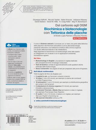 Dal carbonio agli OGM. Biochimica e biotecnologie con tettonica. Con biology in english. Con CD-ROM. Con espansione online - Giuseppe Valitutti, Niccolò Taddei, Helen Kreuzer - Libro Zanichelli 2014 | Libraccio.it