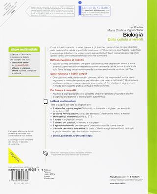 Biologia. Dalla cellula ai viventi. Con Contenuto digitale (fornito elettronicamente) - Jay Phelan, Maria Cristina Pignocchino - Libro Zanichelli 2017 | Libraccio.it