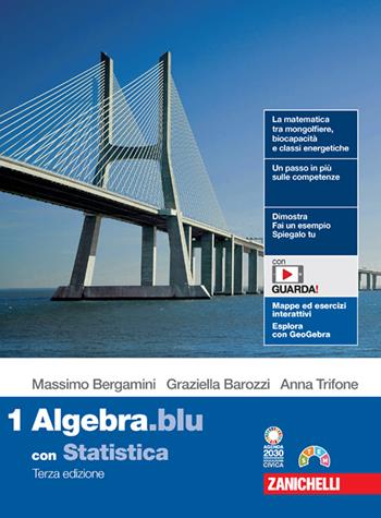 Matematica.blu. Con Statistica. Per le Scuole superiori. (fornito elettronicamente). Vol. 1: Algebra - Massimo Bergamini, Graziella Barozzi, Anna Trifone - Libro Zanichelli 2023 | Libraccio.it