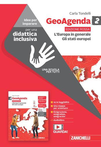 GeoAgenda edizione rossa. Idee per imparare. Per la Scuola media. Vol. 2: L' Europa in generale. Gli stati europei - Carla Tondelli - Libro Zanichelli 2023 | Libraccio.it