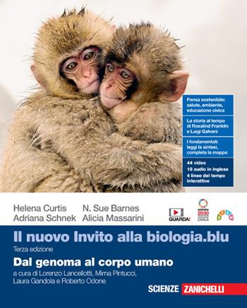 Il nuovo Invito alla biologia.blu. Dal genoma al corpo umano. Per le Scuole superiori. (fornito elettronicamente) - Helena Curtis, Sue N. Barnes, Adriana Schnek - Libro Zanichelli 2023 | Libraccio.it