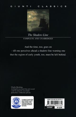 The shadow-line - Joseph Conrad - Libro Giunti Editore 2003, Giunti classics | Libraccio.it