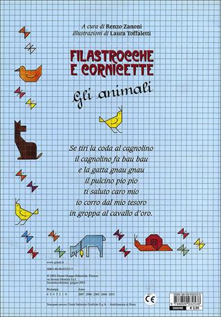 Filastrocche e cornicette. Gli animali  - Libro Giunti Editore 2003 | Libraccio.it