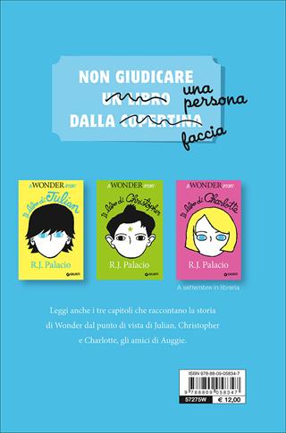 Wonder - R. J. Palacio - Libro Giunti Editore 2013, Biblioteca | Libraccio.it