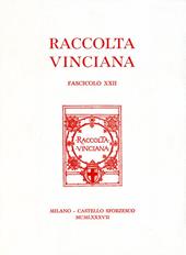 Raccolta Vinciana (1987). Vol. 22