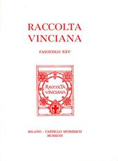 Raccolta Vinciana (1993). Vol. 25