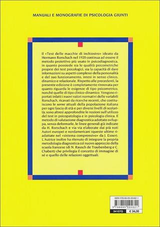 Il metodo Rorschach - Dolores Passi Tognazzo - Libro Giunti Editore 1998, Manuali e monografie di psicologia Giunti | Libraccio.it