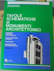 Tavole schematiche di monumenti architettonici. Per il Liceo scientifico. Vol. 4 - M. Mattioni, Quattrocchi - Libro Giunti Editore 1997, Giunti scuola | Libraccio.it