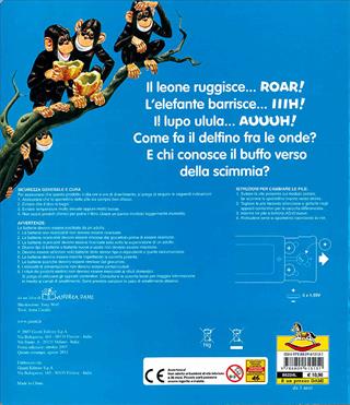 Animali. Premi e ascolta. Ediz. illustrata - Anna Casalis, Tony Wolf - Libro Dami Editore 2007, Libri sonori | Libraccio.it