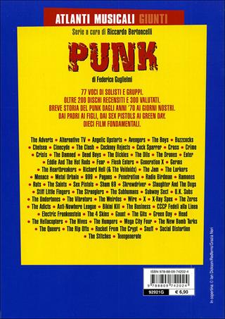 Punk - Federico Guglielmi - Libro Giunti Editore 2009, Atlanti musicali Giunti | Libraccio.it