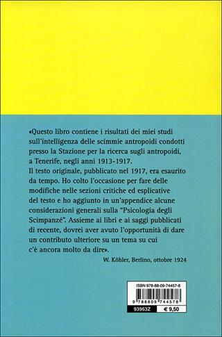 L' intelligenza nelle scimmie antropoidi - Wolfgang Köhler - Libro Giunti Editore 2010, Psicologia | Libraccio.it