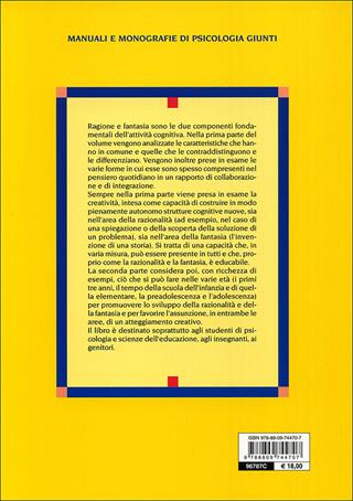 Ragione, fantasia, creatività nel bambino e nell'adolescente - Guido Petter - Libro Giunti Editore 2010, Manuali di psicologia | Libraccio.it