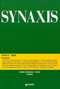 Quaderni di Synaxis. Vol. 26/3  - Libro Giunti Editore 2010, Progetti educativi | Libraccio.it
