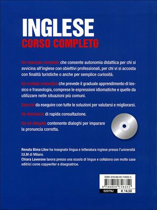 Inglese. Corso completo. Ediz. bilingue. Con CD Audio - Renata Bima Lilov, Chiara Laverone - Libro Giunti Editore 2010, Impara rapidamente | Libraccio.it
