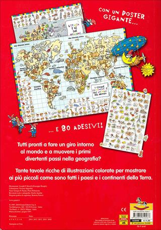 L' atlante per i più piccoli. Con adesivi. Ediz. illustrata. Con gadget - Giorgio P. Panini, Peter Holeinone - Libro Dami Editore 2010, I libri grandigrandi | Libraccio.it