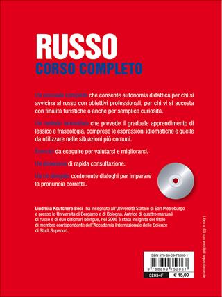 Russo. Corso completo. Con CD Audio - Liudmila Koutchera Bosi - Libro Giunti Editore 2010, Impara rapidamente | Libraccio.it