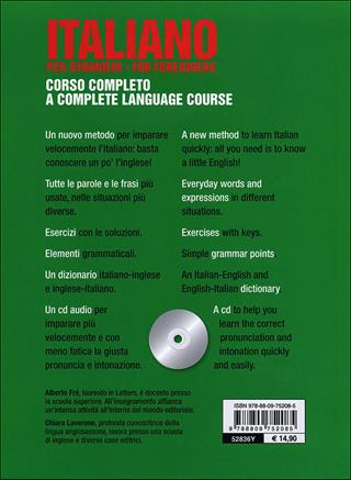 Italiano. Corso completo. Con CD Audio - Alberto Fré, Chiara Laverone - Libro Giunti Editore 2010, Impara rapidamente | Libraccio.it