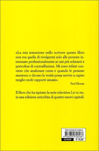 I volti della menzogna. Gli indizi dell'inganno nei rapporti interpersonali - Paul Ekman - Libro Giunti Editore 2011, Saggi Giunti | Libraccio.it